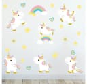 Sunnywall Wandtattoo Cute Unicorn Einhorn 6 St Bild 3
