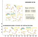 Sunnywall Wandtattoo Cute Unicorn Einhorn 6 St Bild 4