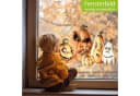 Sunnywall Halloween Fensterbild Wiederverwendbar Kürbisse Orange/Braun Bild 1