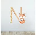 Sunnywall Wandtattoo Buchstaben ABC Waldtiere Aufkleber Bunt Selbstklebend Bild 1