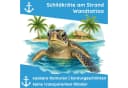 Sunnywall Wandtattoo Maritim Schildkröte mit Palmen & Strand Bild 3