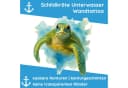 Sunnywall Wandtattoo Maritim Schildkröte Aquarell Blau Grün Bild 3