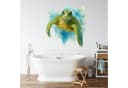 Sunnywall Wandtattoo Maritim Schildkröte Aquarell Blau Grün Bild 5