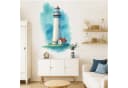 Sunnywall Wandtattoo Leuchtturm Ostfriesland Aquarell Selbstklebend Bild 1
