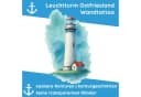 Sunnywall Wandtattoo Leuchtturm Ostfriesland Aquarell Selbstklebend Bild 3