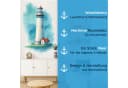 Sunnywall Wandtattoo Leuchtturm Ostfriesland Aquarell Selbstklebend Bild 4