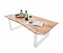 SAM® Baumkantentisch White_Beach Akazienholz Metallgestell U-Form Bild 3