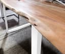 SAM® Baumkantentisch White_Beach Akazienholz Metallgestell U-Form Bild 5