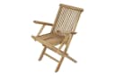 SAM® Gartenstuhl Alcudia Teakholz massiv klappbar mit Armlehnen Bild 2