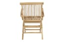 SAM® Gartenstuhl Alcudia Teakholz massiv klappbar mit Armlehnen Bild 5