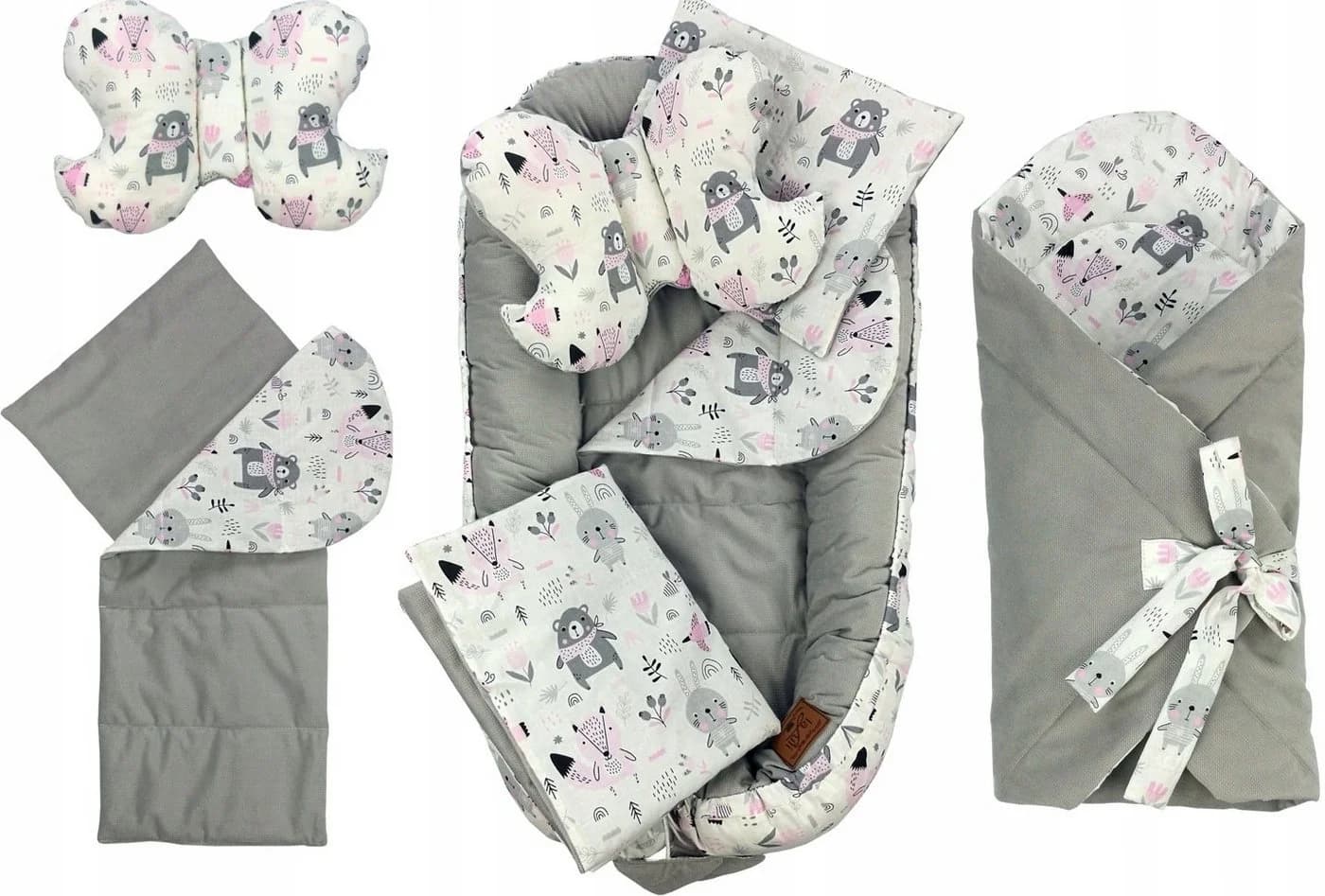Pamek Babybett 10in1 Babynest Kokon Baumwolle Made in Europe - Bild 2