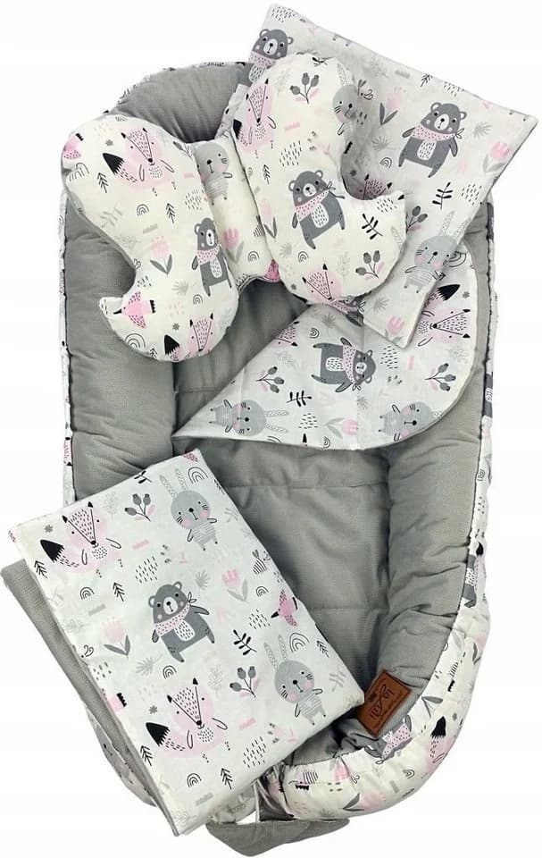 Pamek Babybett 10in1 Babynest Kokon Baumwolle Made in Europe - Bild 4