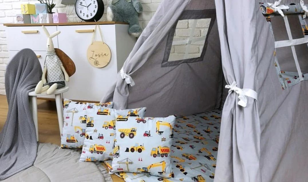 Pamek Tipi-Zelt Kinder Spielzelt Teepee 6-tlg. Set