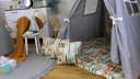 Pamek Spielzelt Tipi 7-tlg. Orange mit Kissen & Bodenmatte Bild 5