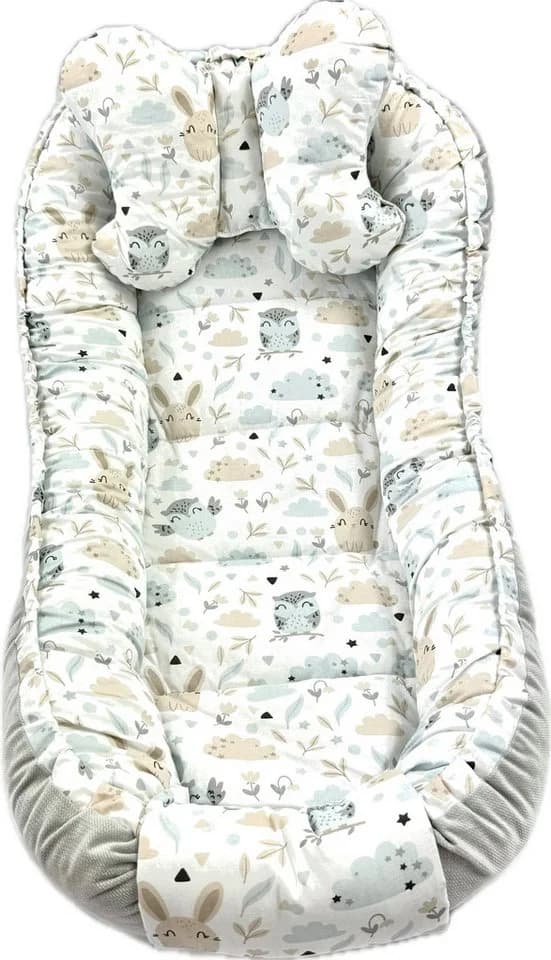 Pamek Bettnestchen Babybett FLUFFY Weiß Antiallergisch
