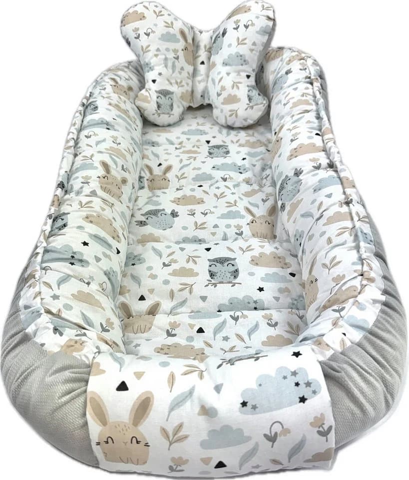 Pamek Bettnestchen Babybett FLUFFY Weiß Antiallergisch - Bild 3