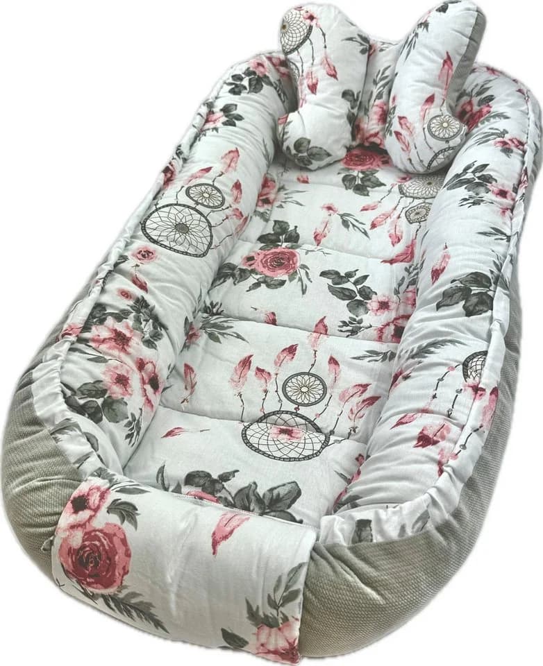 Pamek Bettnestchen Babybett Babynestchen Kokon mit Schmetterling-Kissen - Bild 4