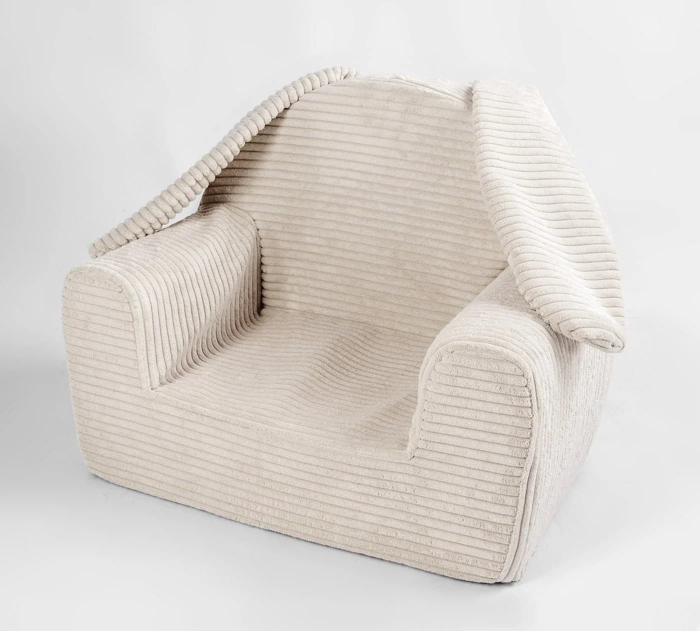 Pamek Kindersessel mit Hasenohren Beige Cord Bezug - Bild 2