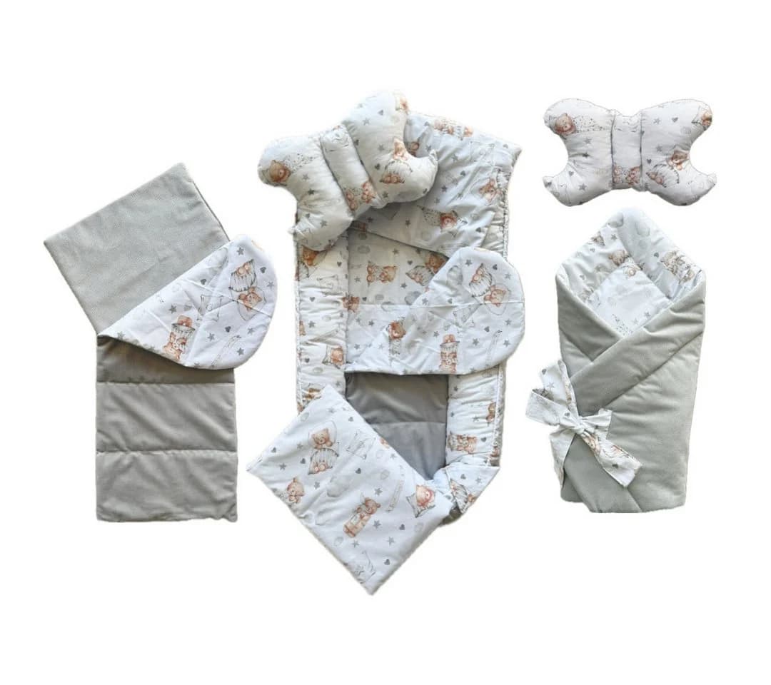 Pamek 10-in-1 Babynest Set mit Kokon, Matratze und Kissen - Bild 2