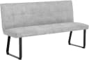 BYLIVING Polsterbank Talea Grau Schwarz Metallgestell Gepolstert Bild 3