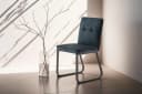 byLIVING Esszimmerstuhl Talea Set 2-tlg. Dunkelgrau Schwarz Microfaser Bild 2