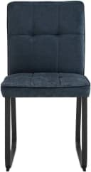 byLIVING Esszimmerstuhl Talea Set 2-tlg. Dunkelgrau Schwarz Microfaser Bild 5