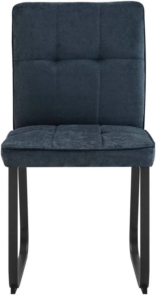 byLIVING Esszimmerstuhl Talea Set 2-tlg. Dunkelgrau Schwarz Microfaser - Bild 5