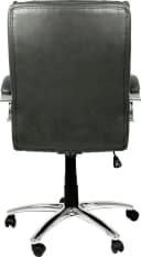 BYLIVING Chefsessel Paul-XXL Schwarz/Silber Kunstleder mit Wippmechanik Bild 5