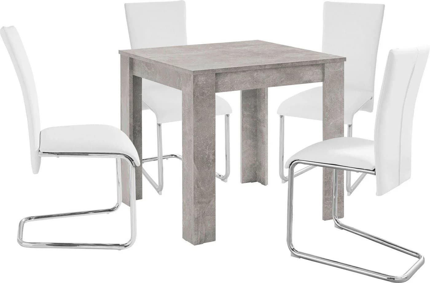 byLIVING Esstisch Nepal Grau Betonoptik Modern - Bild 2