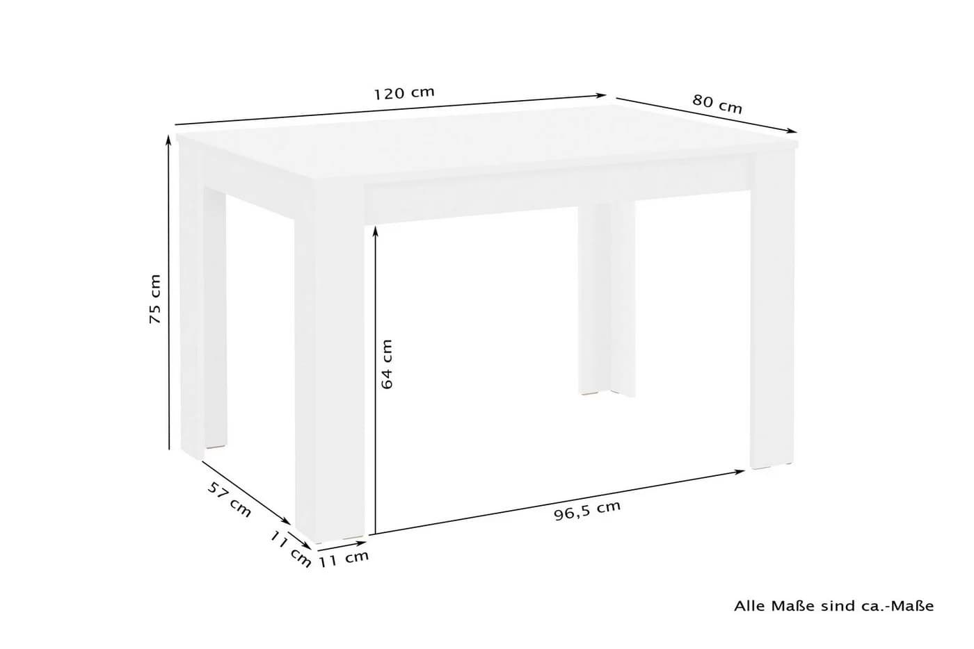 byLIVING Esstisch Nepal Grau Betonoptik Modern - Bild 3