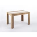 byLIVING Esstisch Nori 140 cm Wendbare Mittelplatte Eiche Schwarz Weiß Bild 1