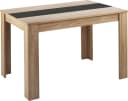 byLIVING Esstisch Nori 140 cm Wendbare Mittelplatte Eiche Schwarz Weiß Bild 3