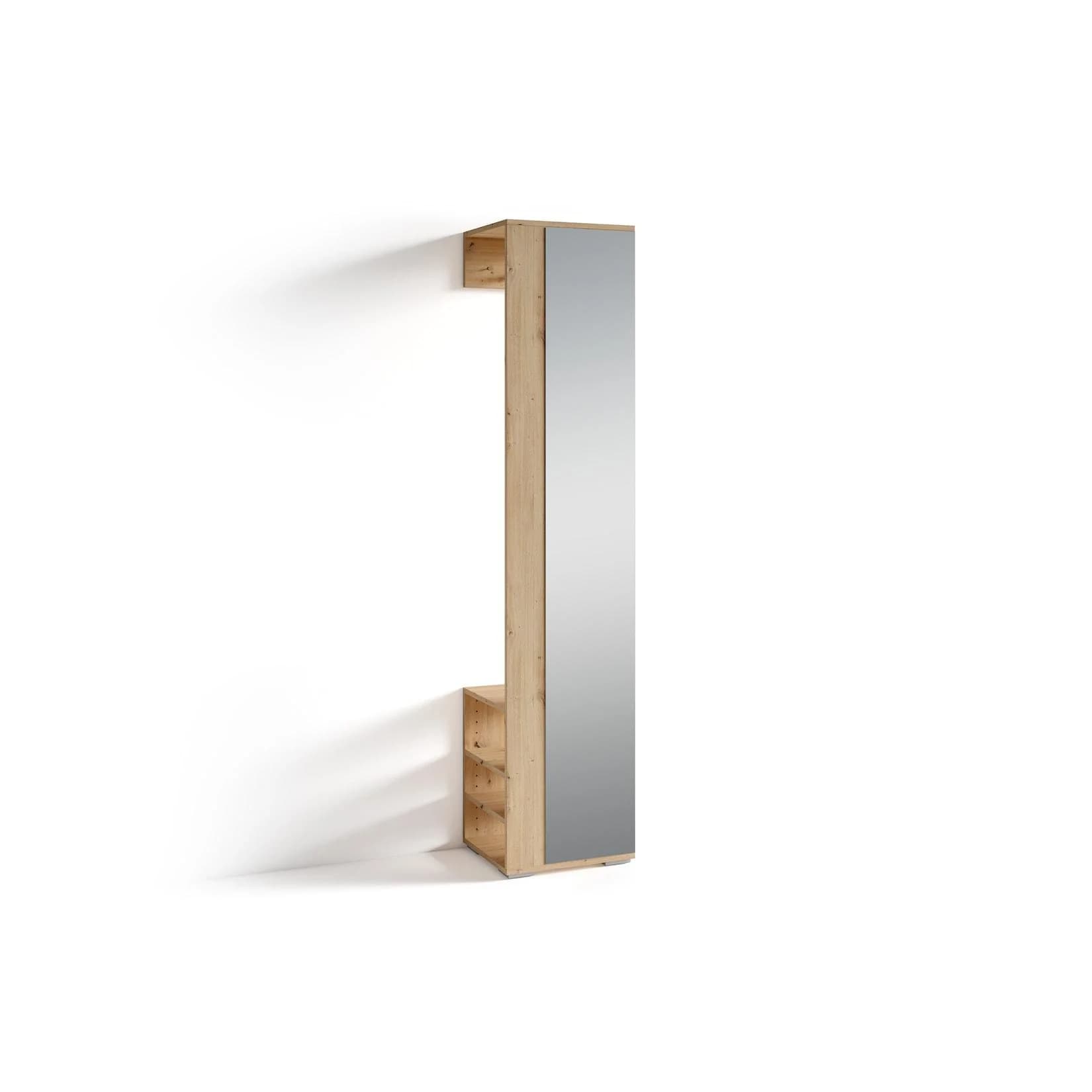 byLIVING Garderobe BEN, Breite 40 cm, Eiche-Optik, Kleiderstange