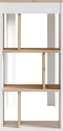 Bartisch BYLIVING Moby Weiß Eichefarbend 6 Regalfächer Bild 3