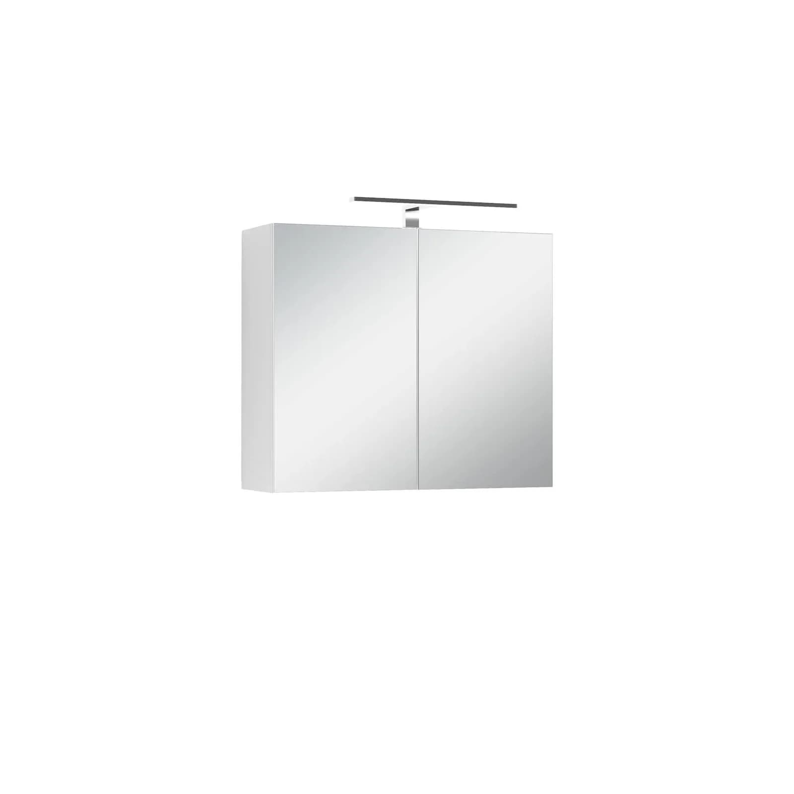 byLIVING Spiegelschrank SPREE 70 cm Weiß LED-Beleuchtung