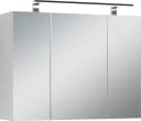 byLIVING Spiegelschrank Spree Weiß LED Soft-Close Steckdose Bild 2