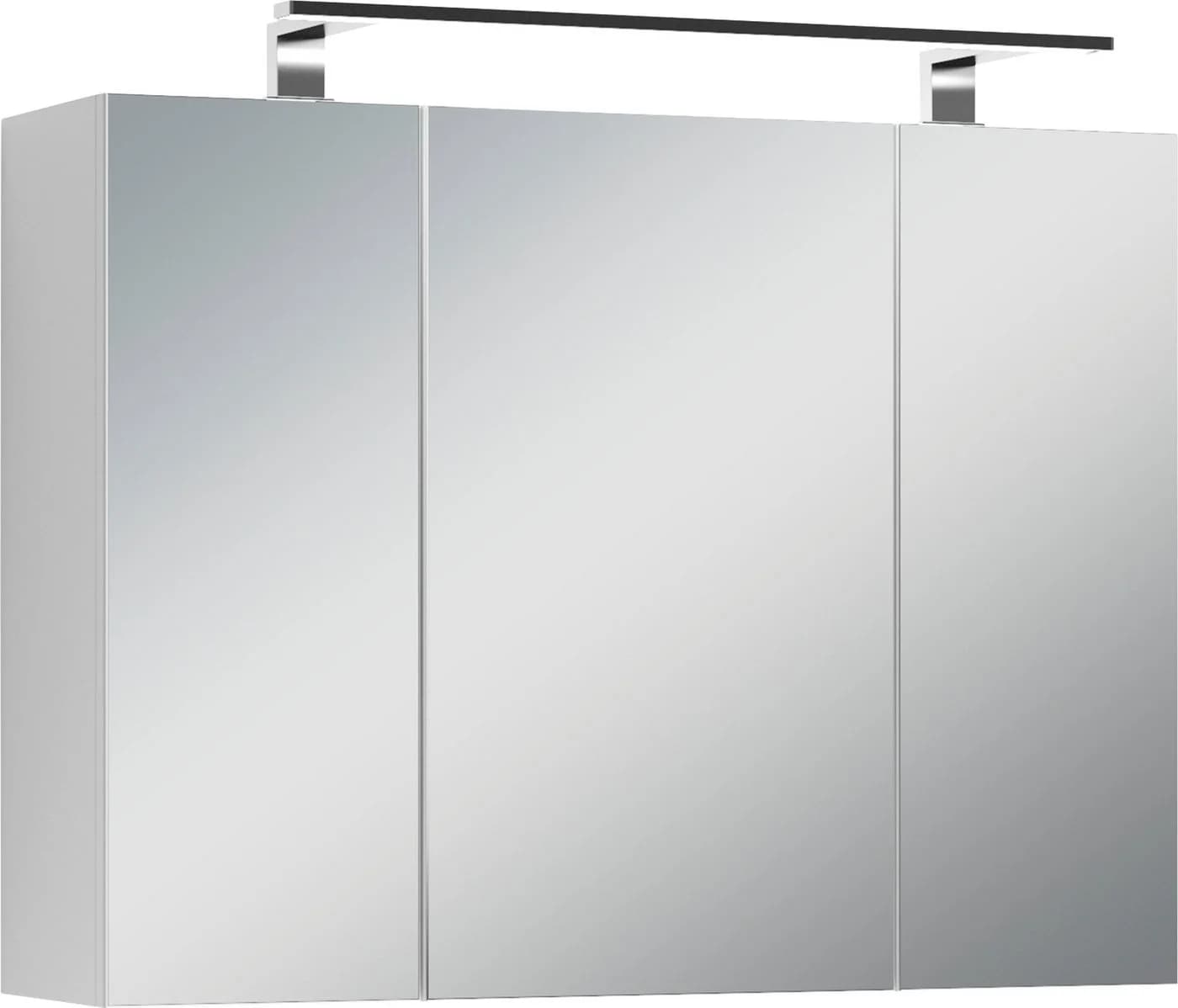byLIVING Spiegelschrank Spree Weiß LED Soft-Close Steckdose - Bild 2