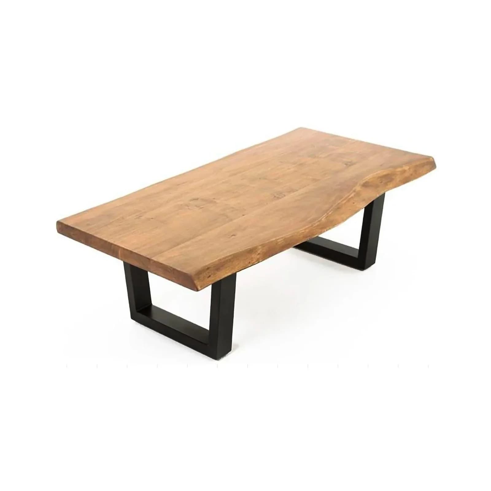 byLIVING Couchtisch Judy Massivholz Braun Schwarz