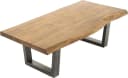 byLIVING Couchtisch Judy Massivholz Braun Schwarz Bild 3