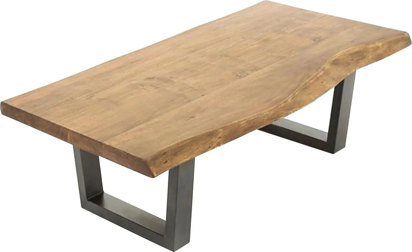 byLIVING Couchtisch Judy Massivholz Braun Schwarz - Bild 3