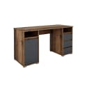 byLIVING Schreibtisch Lobo Old Wood Anthrazit mit Schubladen Bild 1