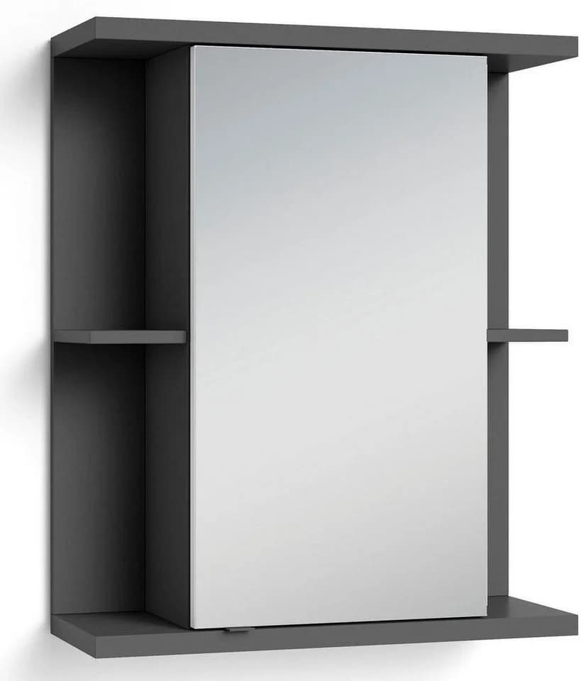 byLIVING Spiegelschrank Nebraska Anthrazit mit Ablagen - Bild 3