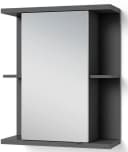 byLIVING Spiegelschrank Nebraska Anthrazit mit Ablagen Bild 4