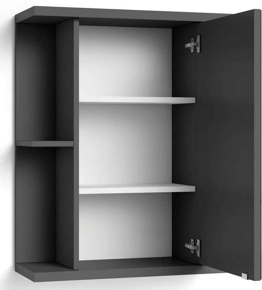 byLIVING Spiegelschrank Nebraska Anthrazit mit Ablagen - Bild 5