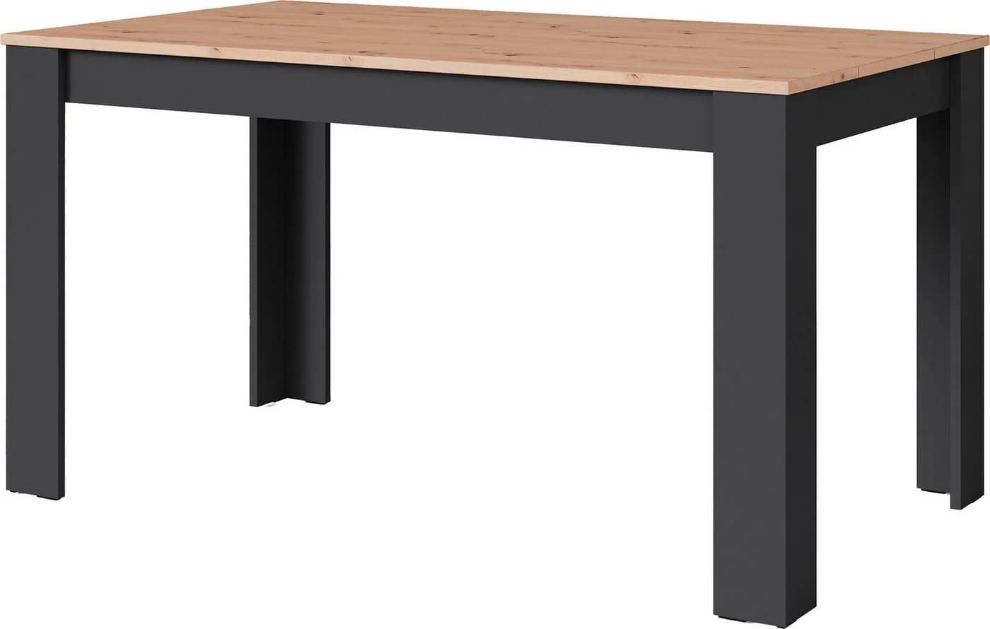 byLIVING Esstisch Nori Anthrazit Eicheoptik 120cm - Bild 4