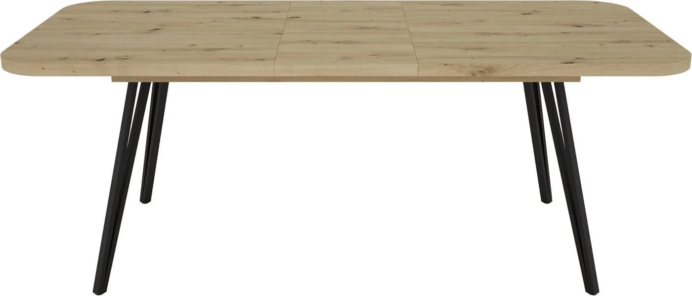 BYLIVING Kulissentisch Life Ausziehbar Artisan Eiche Schwarz - Bild 4