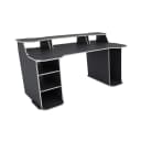 byLIVING Gamingtisch MATRIX Anthrazit mit Aufkleberset Bild 1