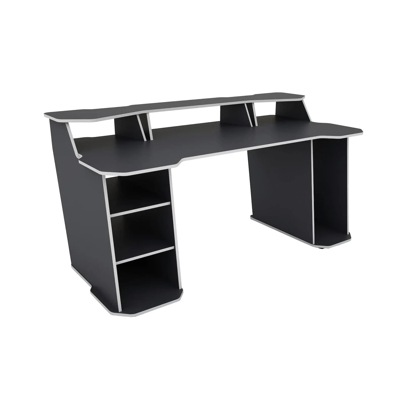 byLIVING Gamingtisch MATRIX Anthrazit mit Aufkleberset