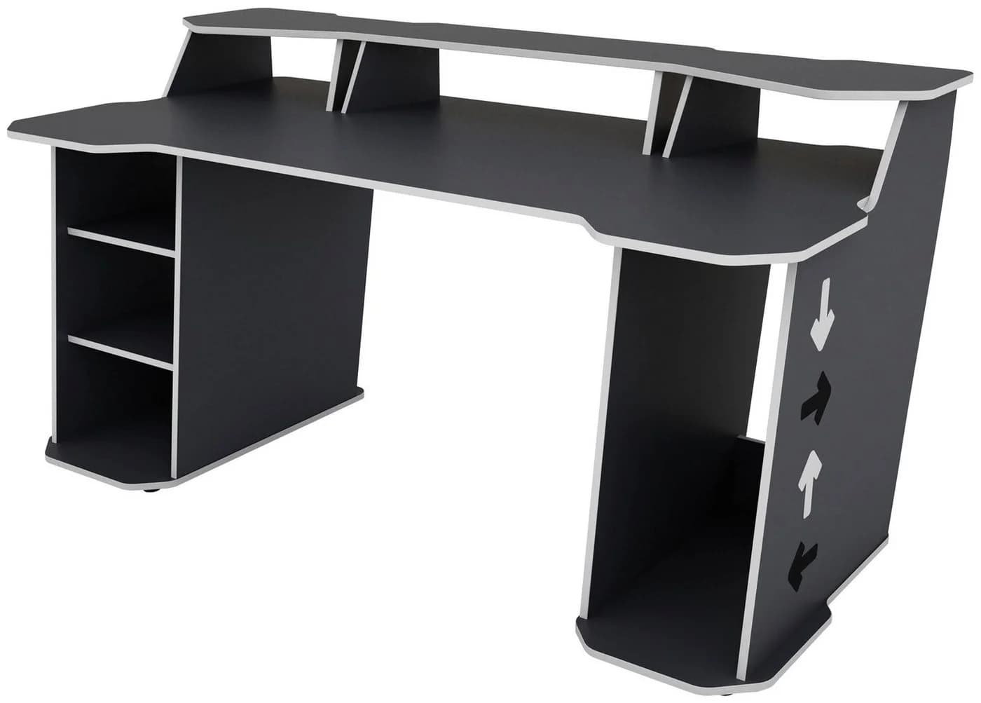 byLIVING Gamingtisch MATRIX Anthrazit mit Aufkleberset - Bild 5