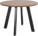 BYLIVING Esstisch Tara 100cm Rund Akazie Natur Schwarz Bild 3